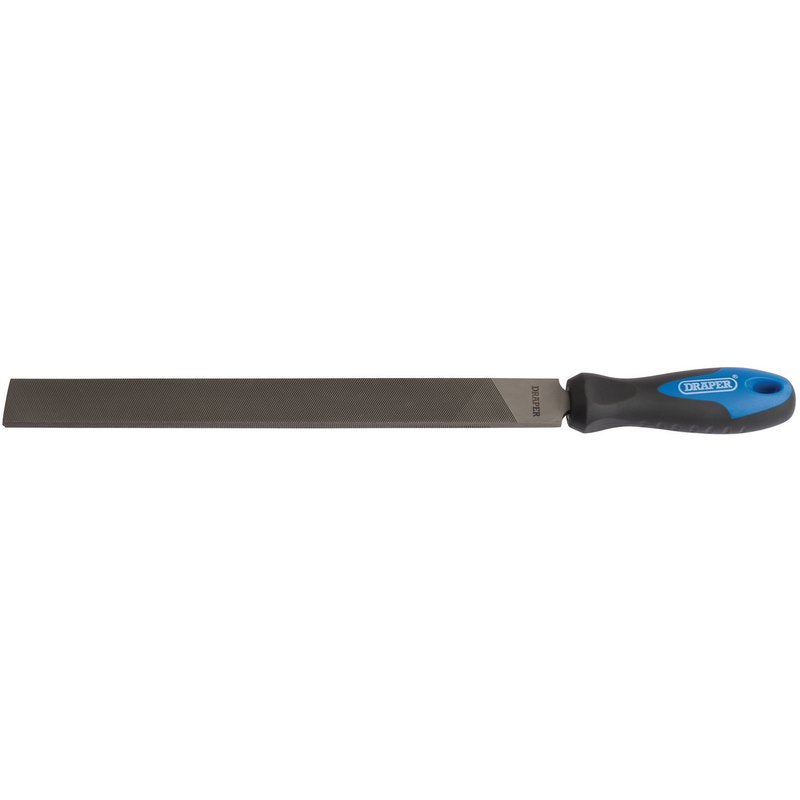 Draper Soft Grip Engineer's Hand File and Handle 300mm 00008