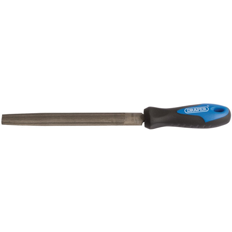 Draper Soft Grip Engineer's Half Round File and Handle 150mm 00009