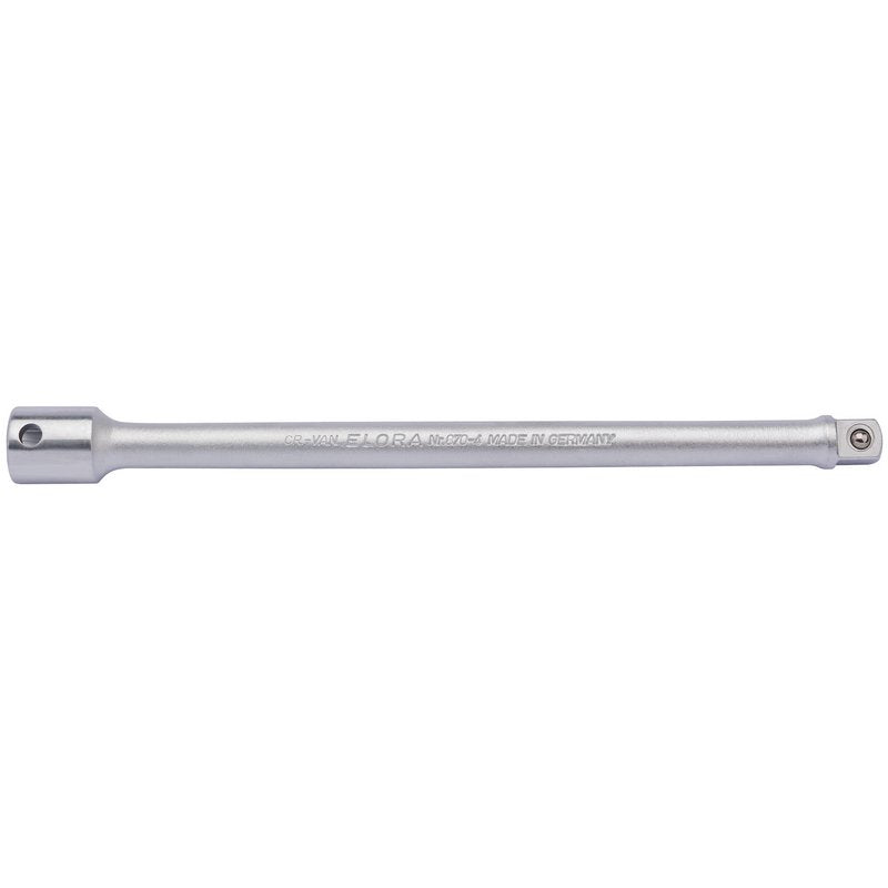 Elora Extension Bar 3/8"D 200mm Spring Loaded Hardened Tempered Chrome 00202