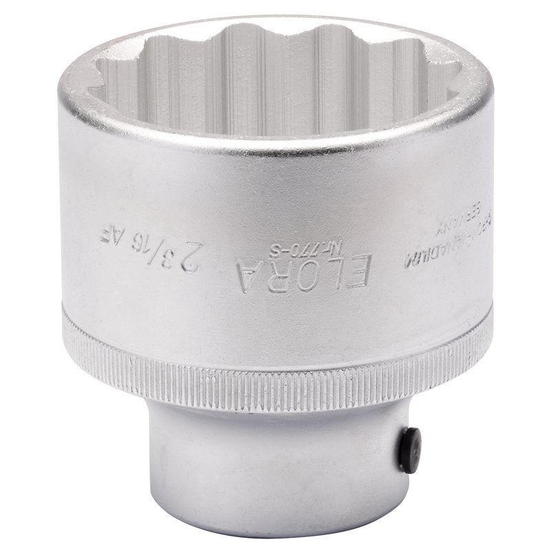 Elora 2.3/16" Bi-Hexagon Socket 3/4"D Hardened Tempered And Chrome Plated 00658