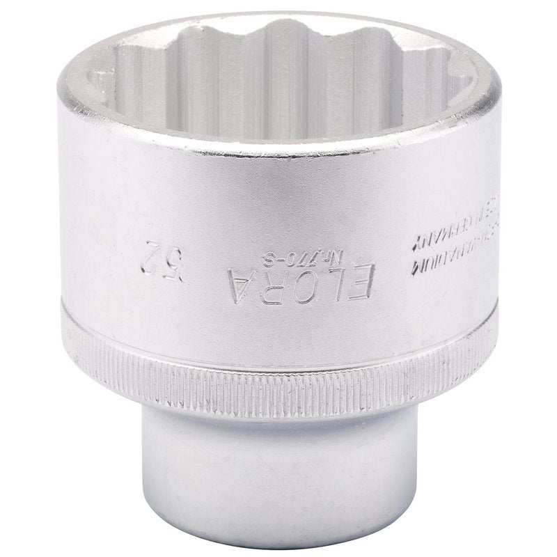 Elora 52mm 3/4"D Bi-Hexagon Socket Standard Length Chrome Plated 00872