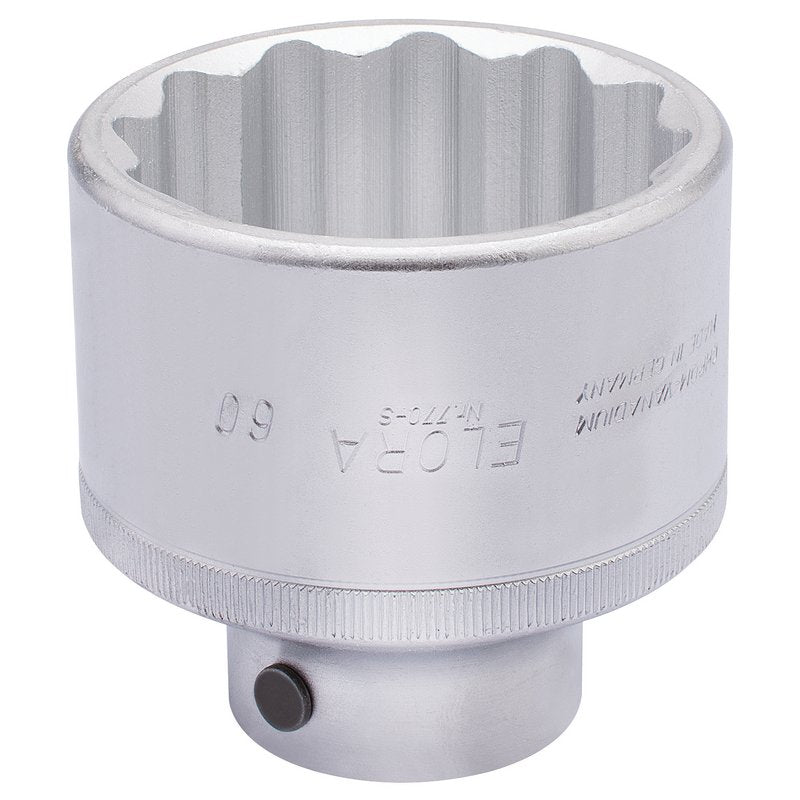 Elora 60mm 3/4"D Bi-Hexagon Socket Standard Length Chrome Plated 00905