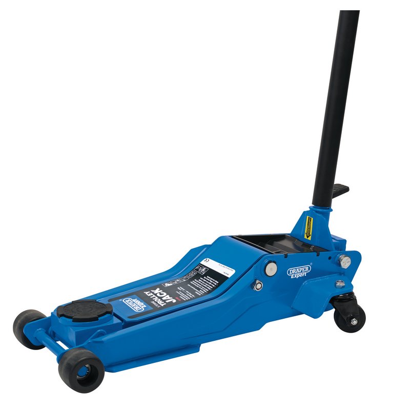 Draper Professional Low Profile Trolley Jack 3 Tonne Max Height 500mm 01106