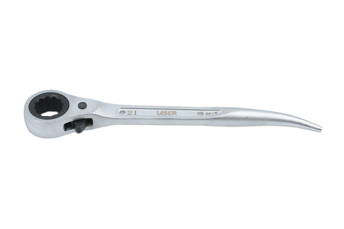Laser Tools Ratchet Podger Spanner 21mm 0192