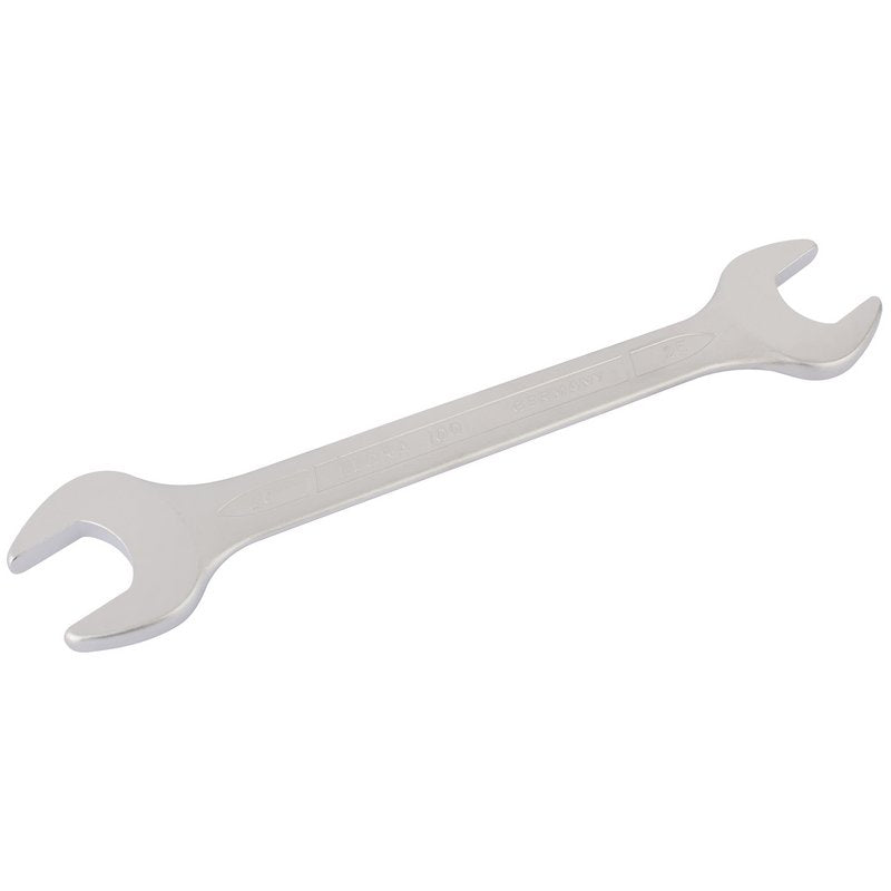 Elora Long Metric Double Open End Spanner 25 x 28mm Chrome Plated 02042