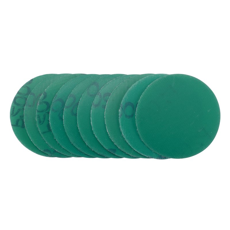 Draper Wet and Dry Sanding Discs Hook and Loop 50mm 2000 Grit 10 Pack 02053