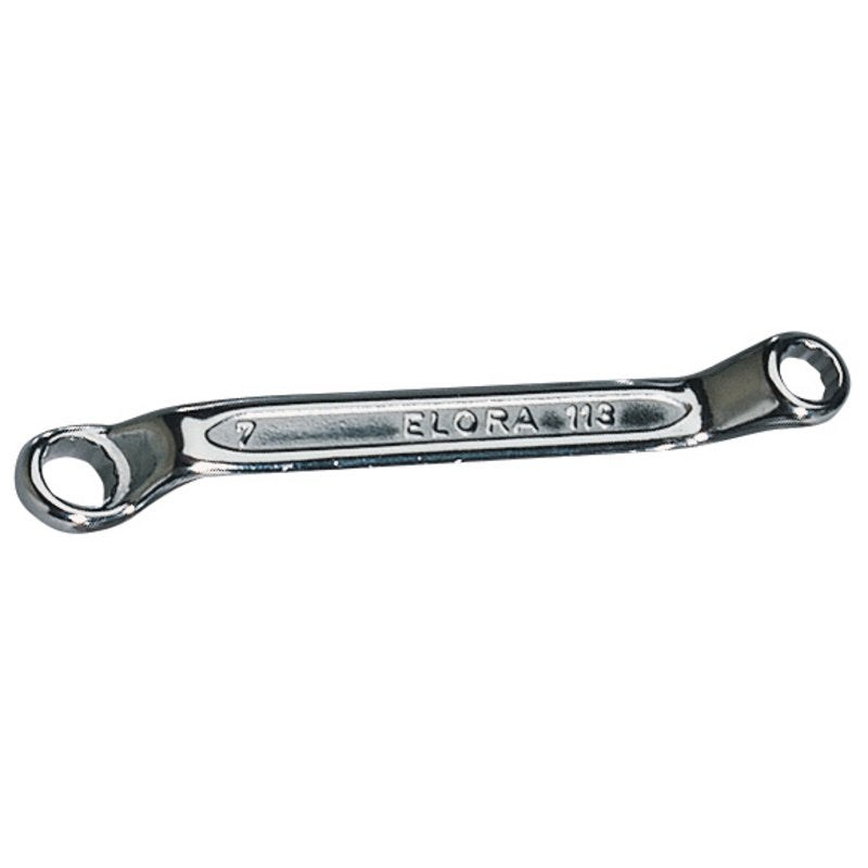 Elora Midget Deep Crank Metric Ring Spanner 6 x 7mm 12 Point Bi Hex 02604