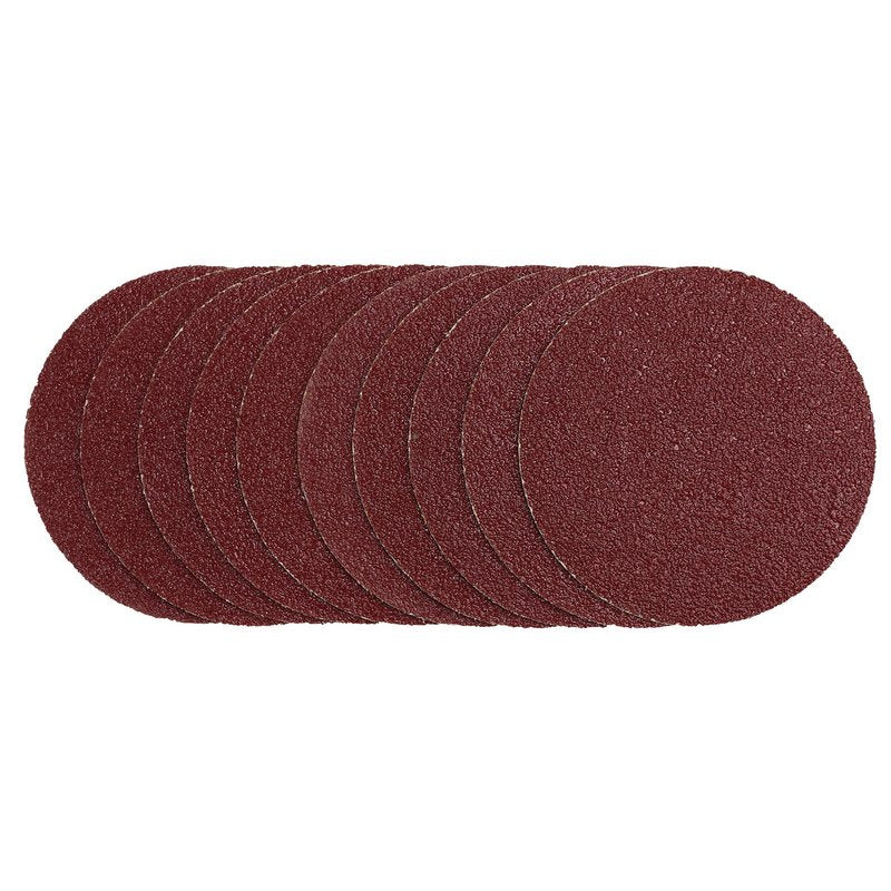Draper Sanding Discs 125mm Hook & Loop 40G 10 Pack 02693