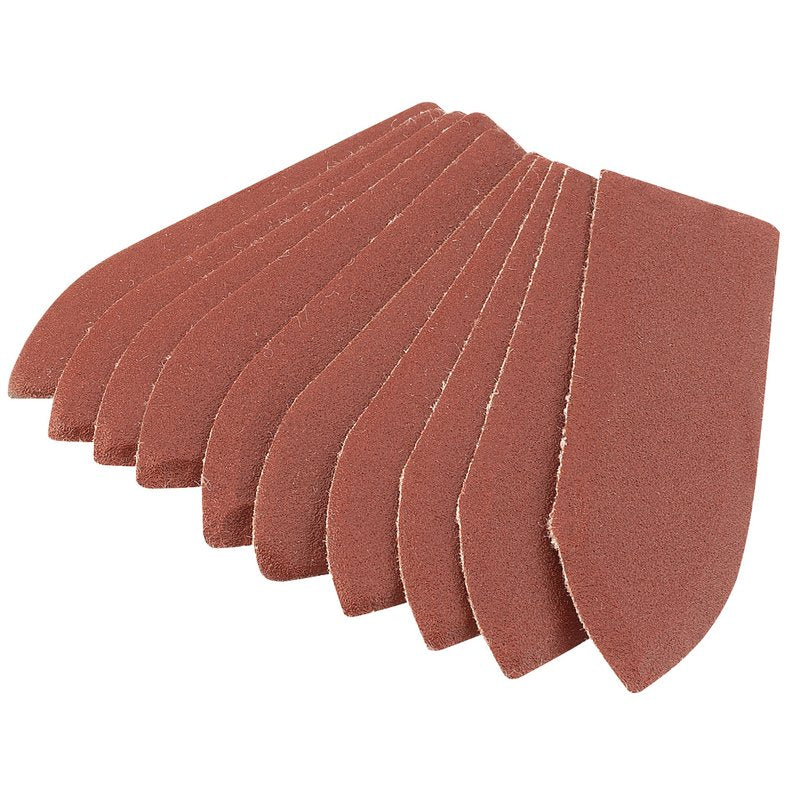 Draper Hook and Loop Finger Sander Sheets 67 x 67 x 22mm 240 Grit 10 Pack 02928