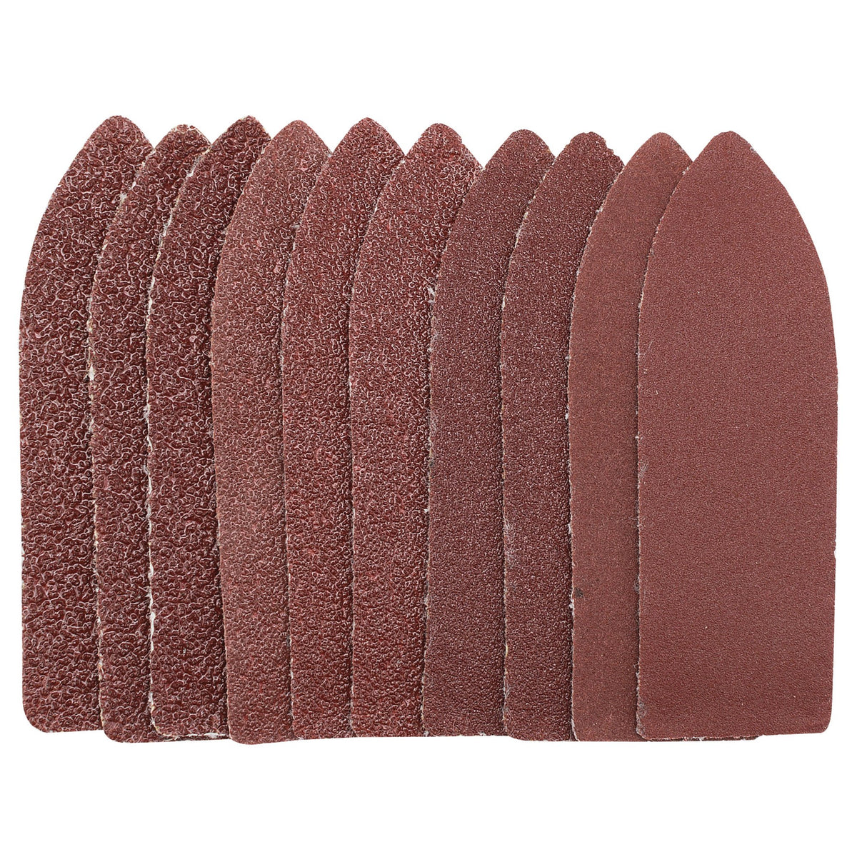 Draper Assorted Grit Hook and Loop Finger Sheets 67 x 67 x 22mm 10 Pack 02930