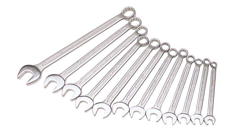 Draper Long Metric Combination Spanner Set 12 Piece Bi Hexagon Ring 03090