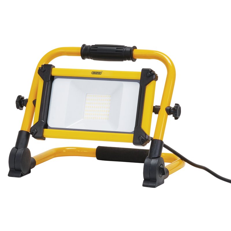 Draper 110V SMD LED Folding Site Light 20W 2200 Lumens 03172