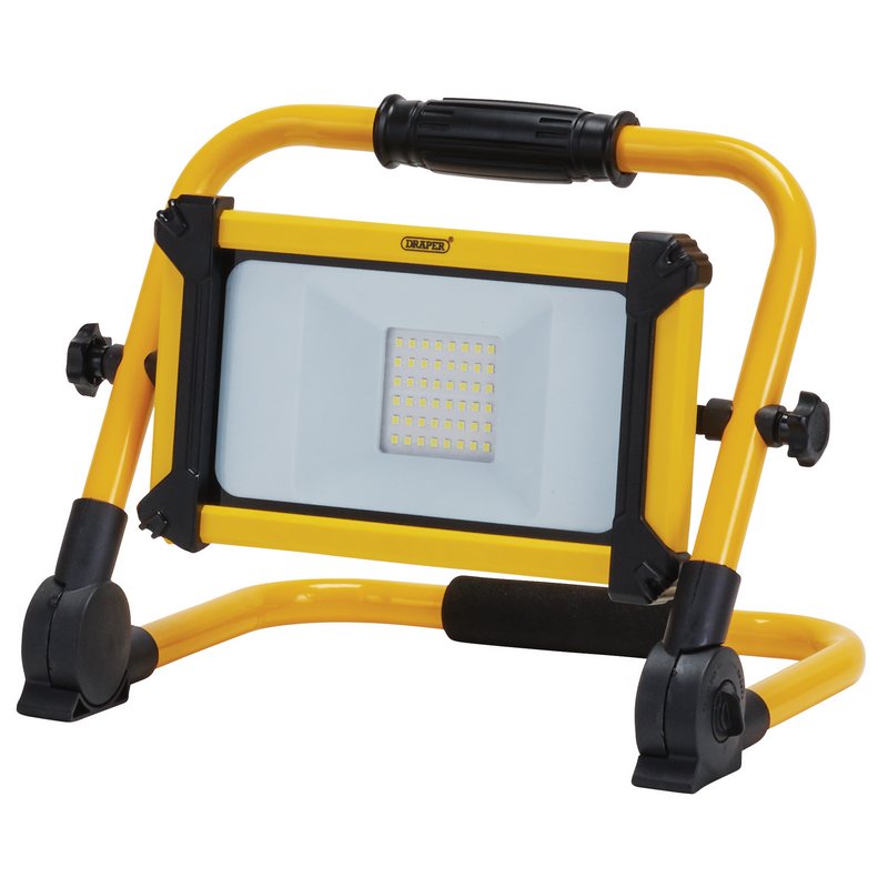 Draper 230V Rechargeable Folding Site Light 30W 3300 Lumens 03185