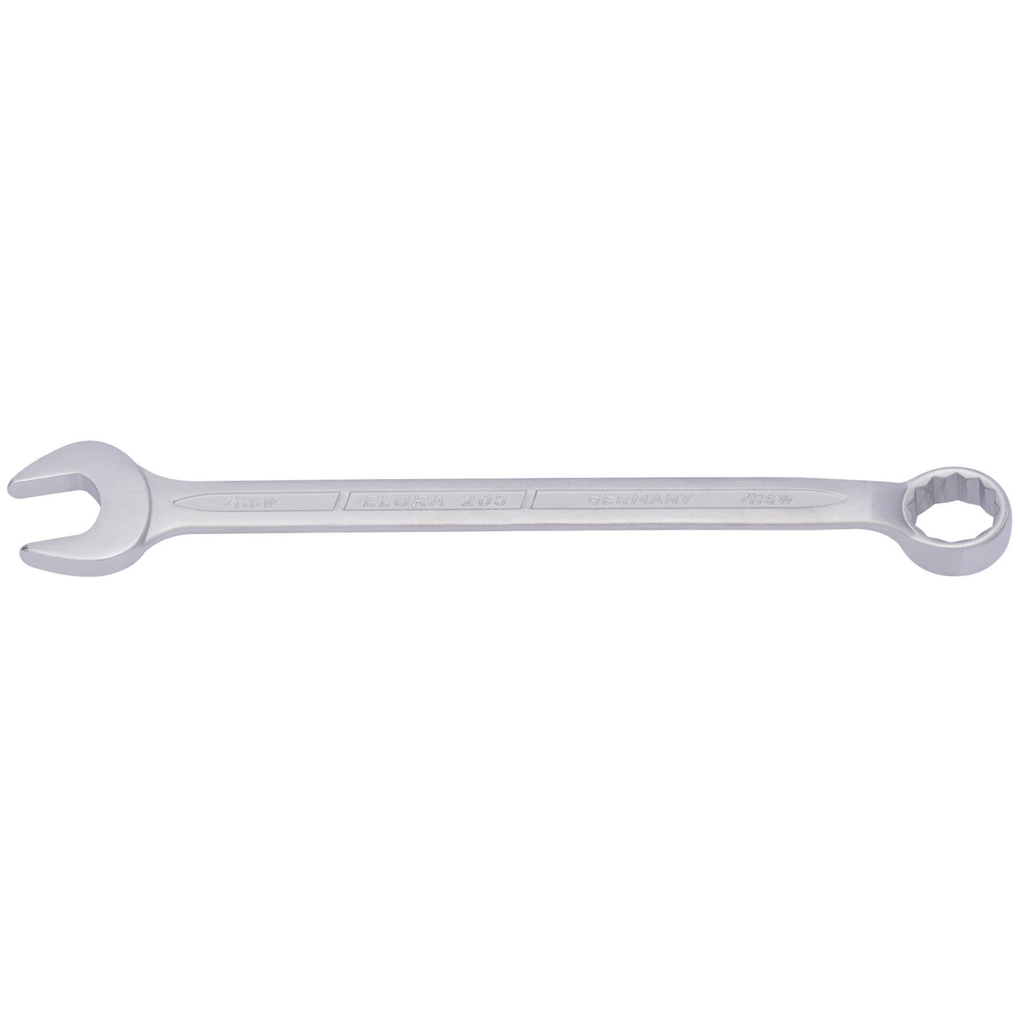 Elora Long Whitworth Combination Spanner 7/16" Bi Hex Jaw Offset at 15° 03785