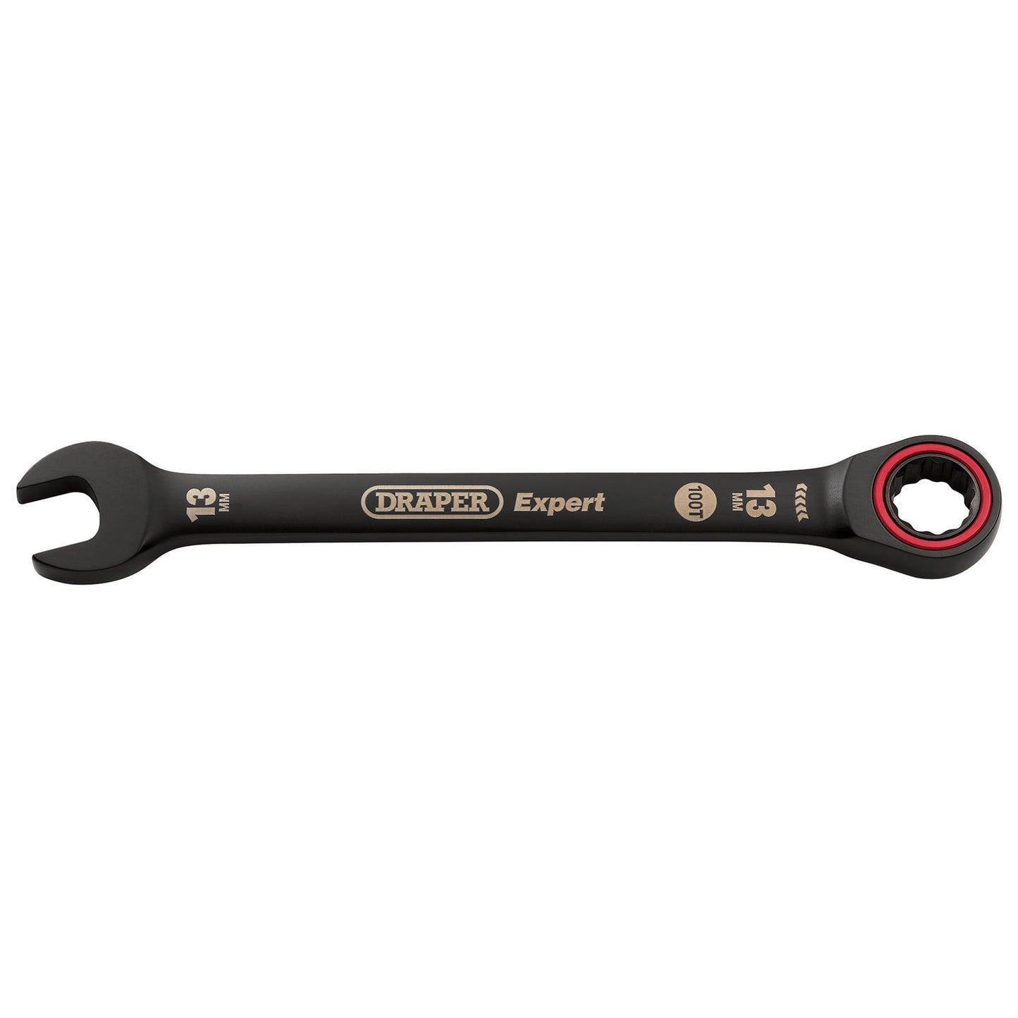 Draper Expert 13mm HI-TORQ Metric Ratchet Combination Spanner Black 03884