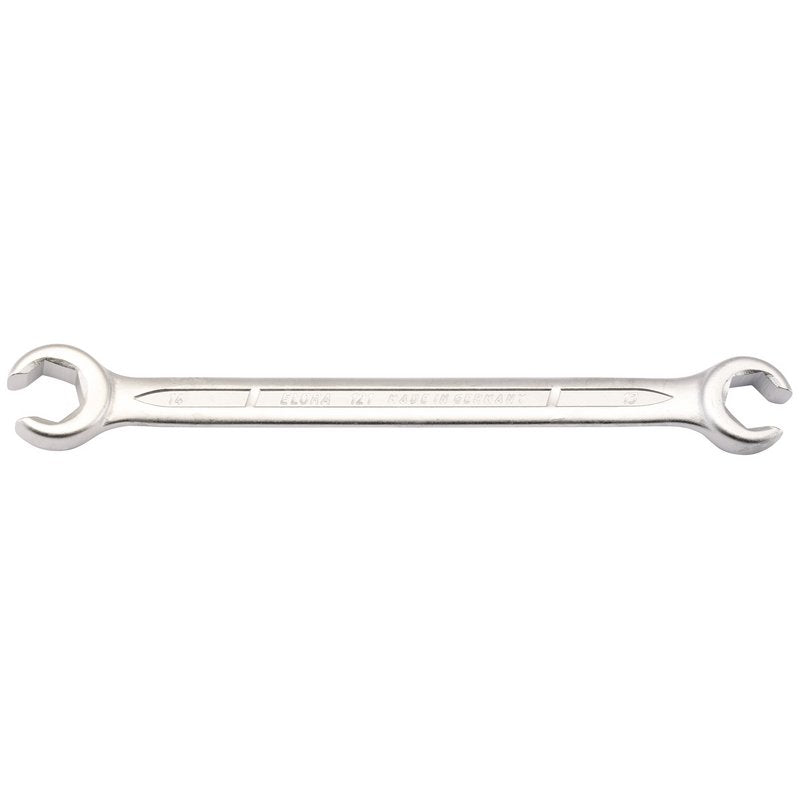 Elora 13 x 14mm Metric Flare Nut Spanner Chrome Plated Jaws Set At 15 Deg 04519
