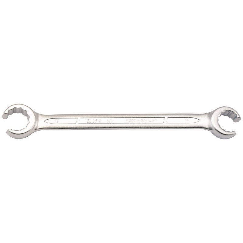 Elora 17 x 19mm Metric Flare Nut Spanner Chrome Plated Jaws Set At 15 Deg 04551