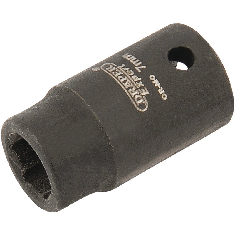 Draper Expert 7mm 1/4"D 6 Point Impact Socket Standard Length HI-TORQ