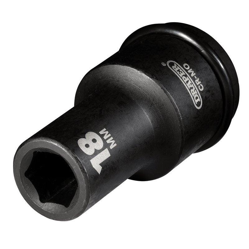 Draper 18mm 3/4"D Deep Impact Socket 6 Point Metric Hi-TORQ 05050