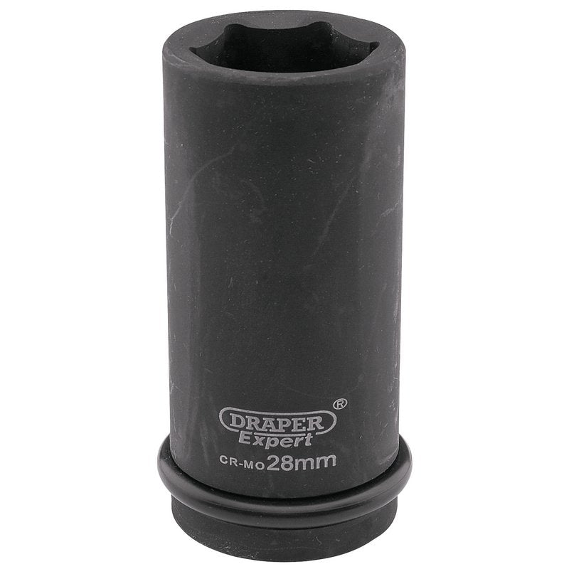 Draper Expert 28mm 3/4"D 6 Point Deep Impact Socket Metric HI-TORQ 05060