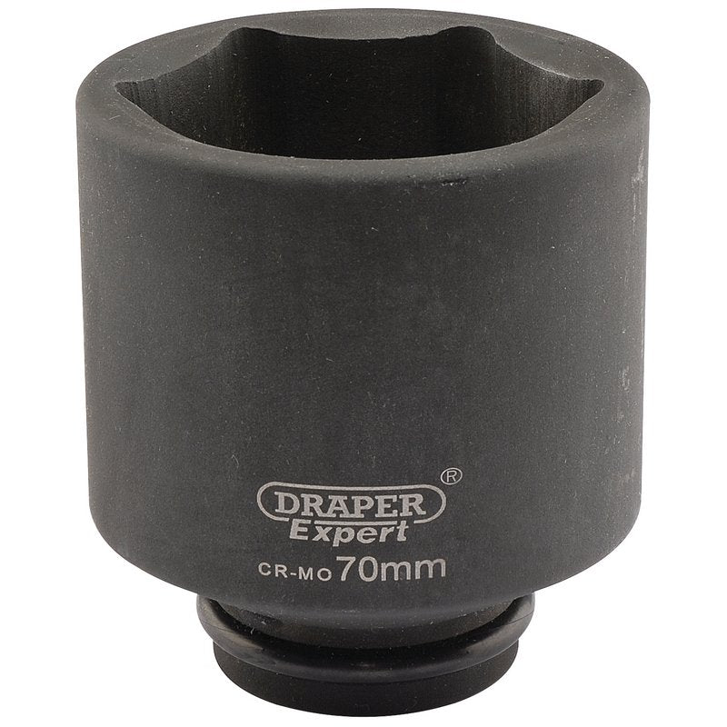 Draper Expert 70mm 3/4"D 6 Point Deep Impact Socket Metric HI-TORQ 05091