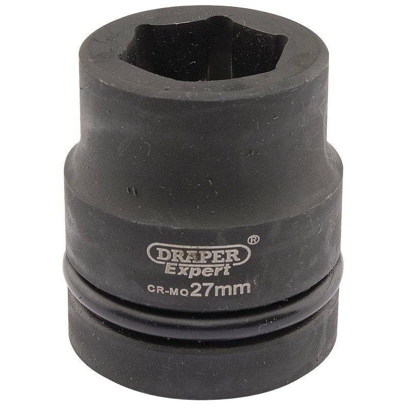 Draper Expert 27mm 1"D 6 Point Metric Impact Socket Standard HI-TORQ 05108