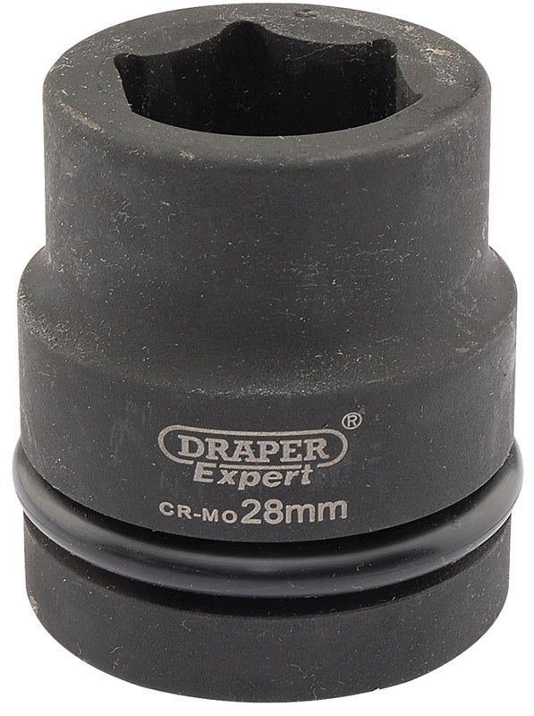 Draper Expert 28mm 1"D 6 Point Metric Impact Socket Standard HI-TORQ 05109