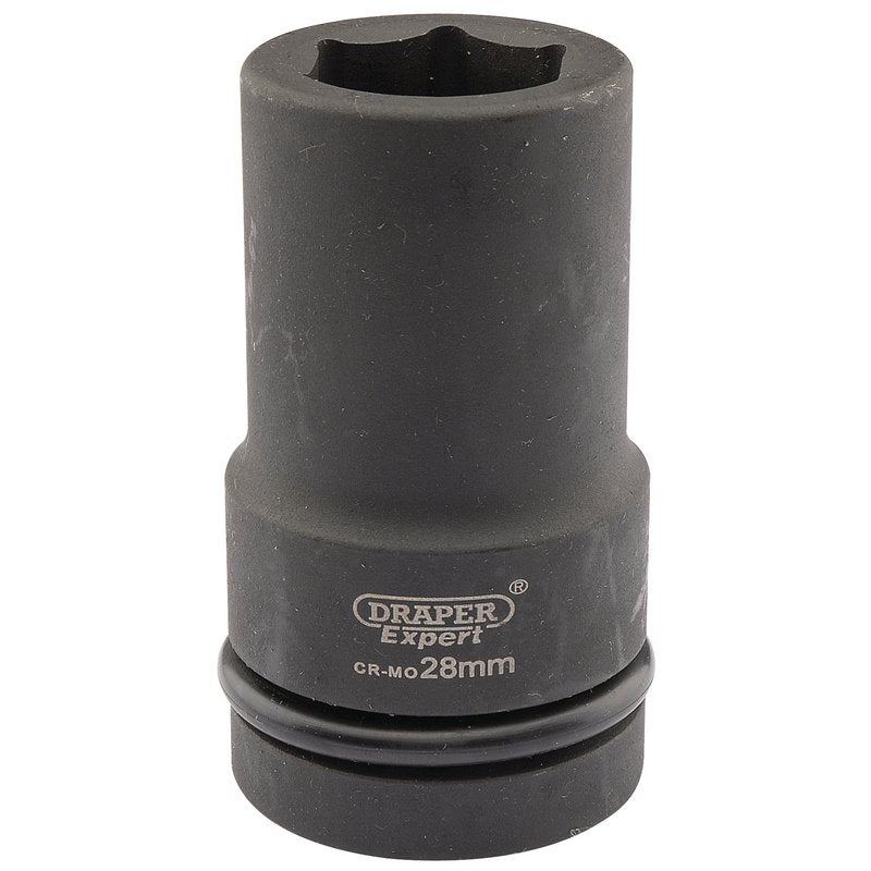 Draper Expert 28mm 1"D 6 Point Deep Impact Socket HI-TORQ