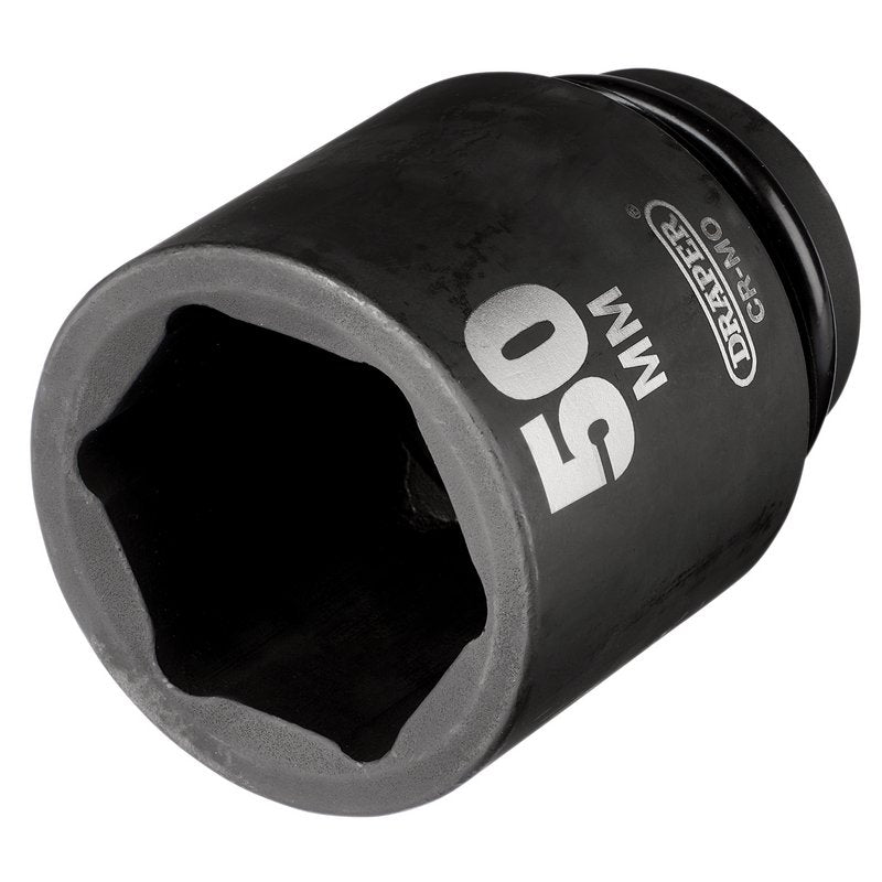 Draper Expert 50mm 1"D 6 Point Deep Impact Socket HI-TORQ