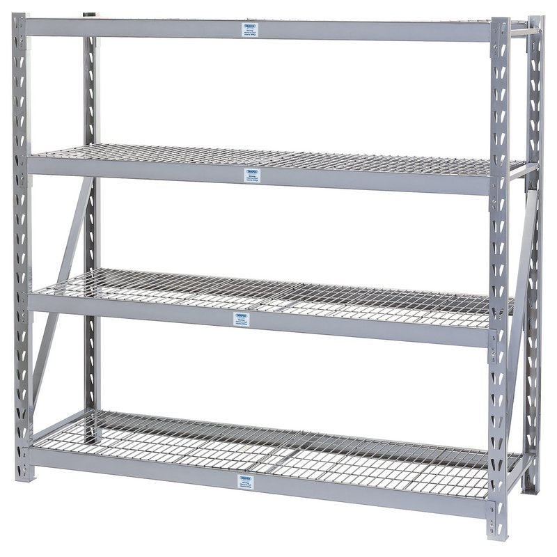 Draper Expert Heavy Duty Steel 4 Shelving Unit 1959 x 610 x 1830mm 05227