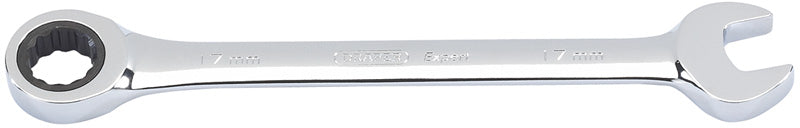 Expert 17mm Draper Expert Hi-Torq® Metric Ratcheting Combination Spanner