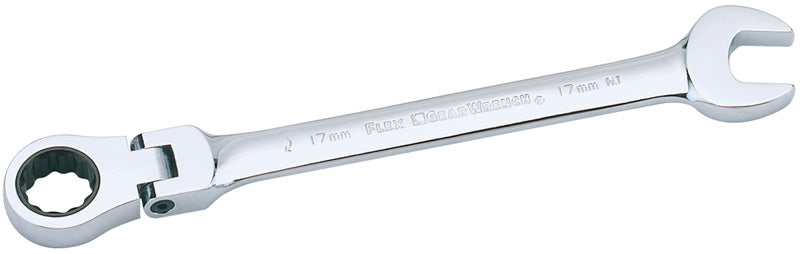Expert 17mm Draper Expert Hi-Torq® Metric Flexible Head Ratcheting Combination Spanner