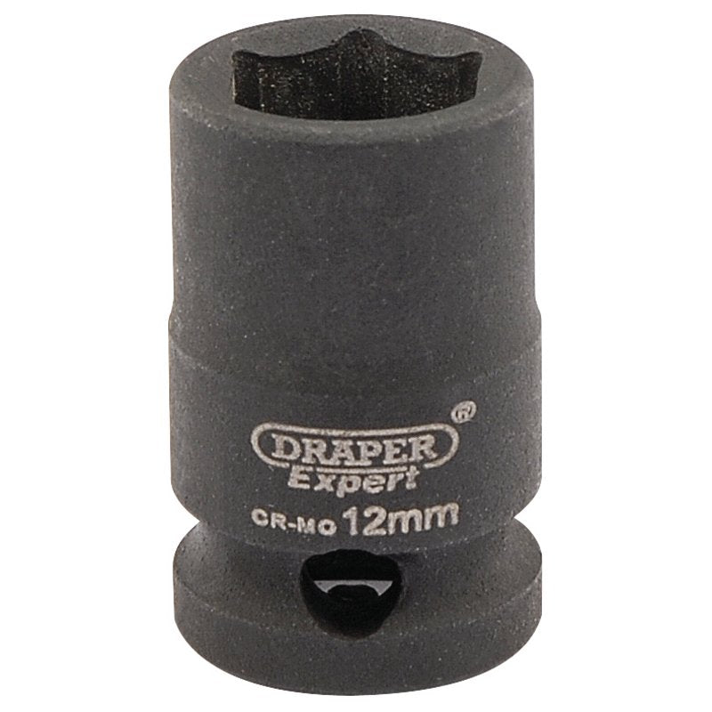 Draper Expert 12mm 3/8"D 6 Point Impact Socket Standard Length HI-TORQ 06871