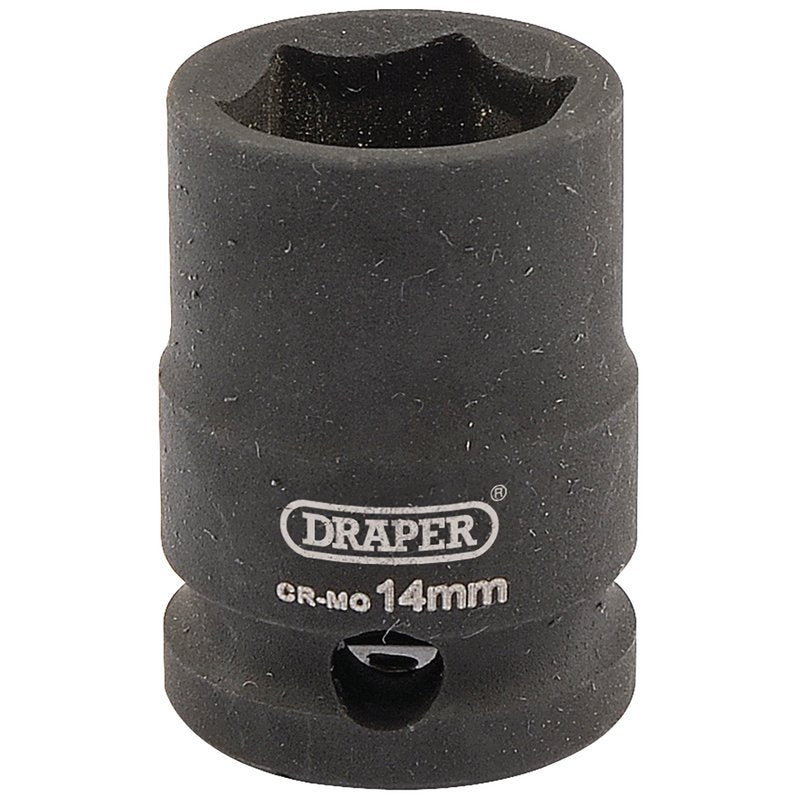 Draper Expert 14mm 3/8"D 6 Point Impact Socket Standard Length HI-TORQ 06874