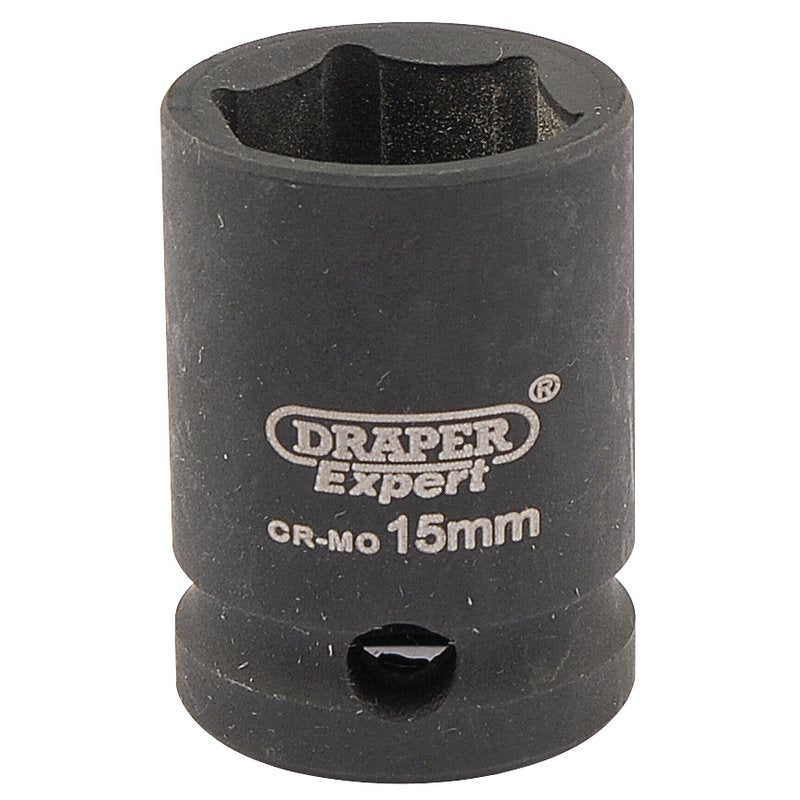 Draper Expert 15mm 3/8"D 6 Point Impact Socket Standard Length HI-TORQ 06875