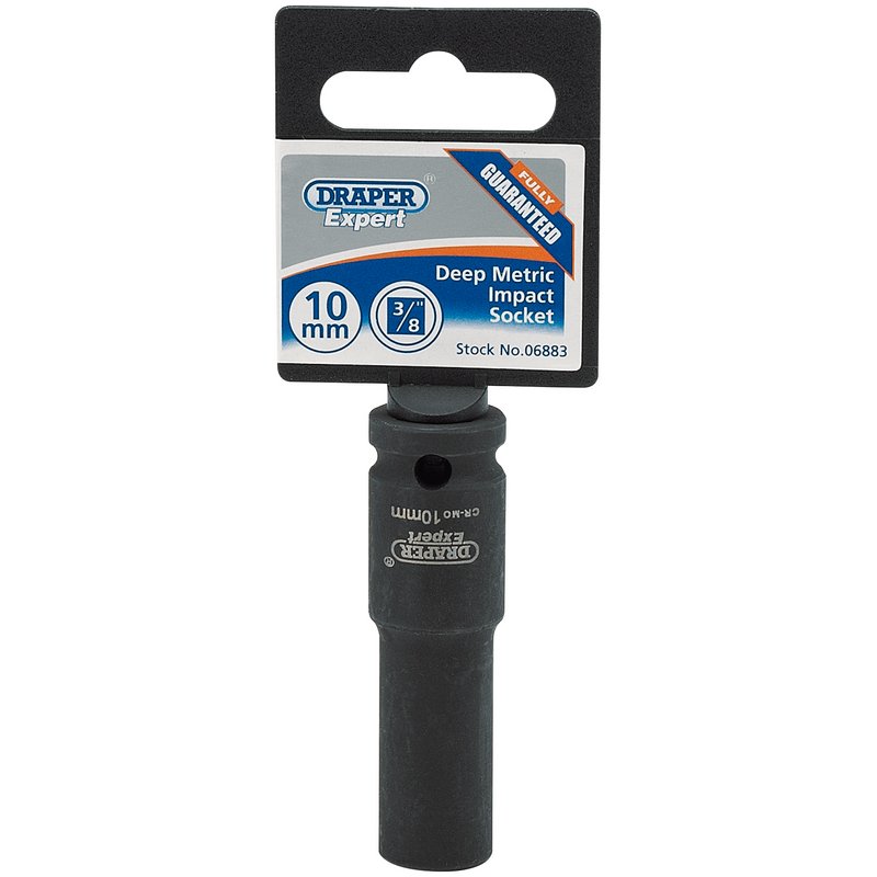 Draper Expert 10mm 3/8"D 6 Point Deep Impact Socket HI-TORQ 06883