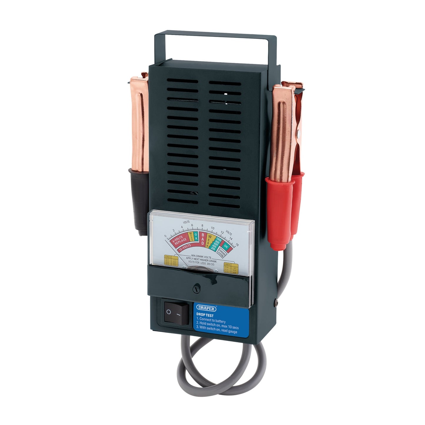 Draper Battery Drop Tester 100A For 6V and 12V lead acid batteries 08087