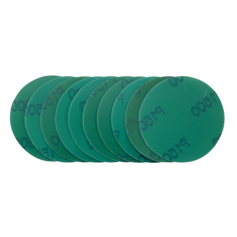 Draper Wet and Dry Sanding Discs Hook and Loop 75mm 1500 Grit 10 Pack 08111