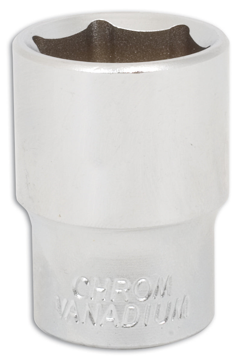 Laser Tools 21mm Standard Length Chrome Socket 1/2"D Single Hex 6pt 0817