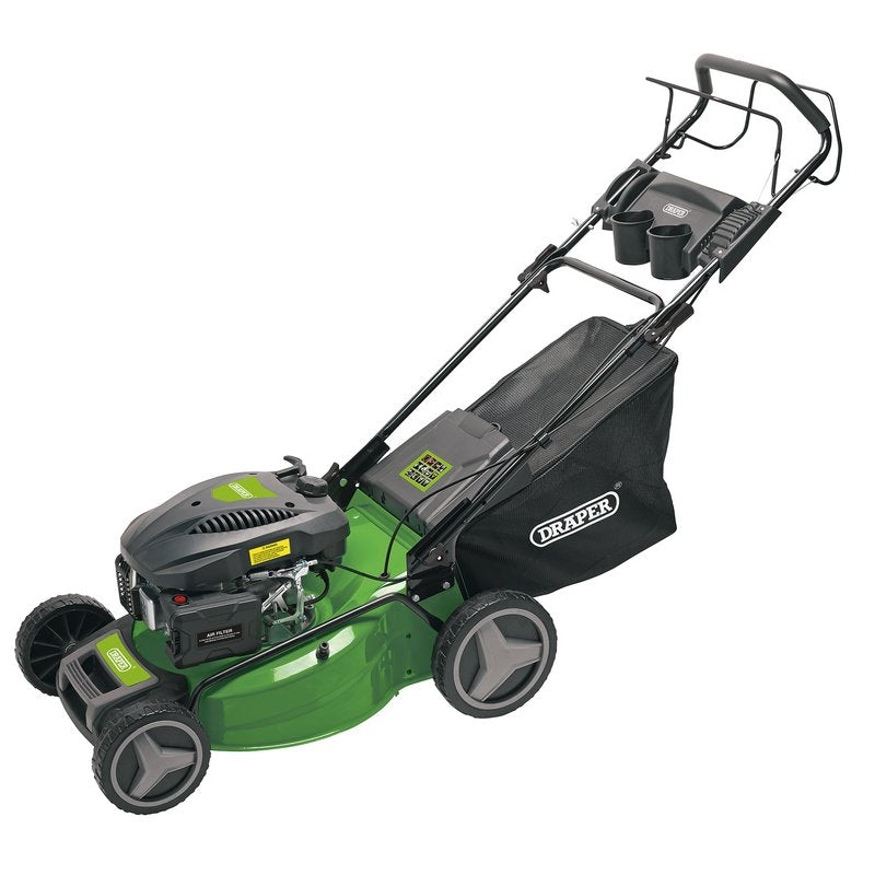 Draper 510mm Self Propelled Petrol Lawn Mower 173cc 4.4HP Tank 1.2L 08673