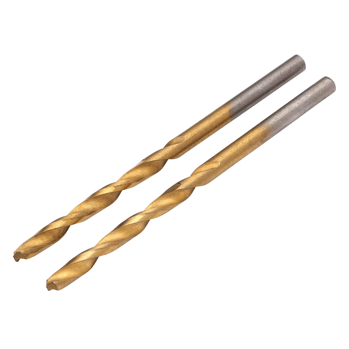 HSS Titanium Nitride Coated Drill Bit 3.5mm x 70mm 2pk Steel Wood Plastic 08864