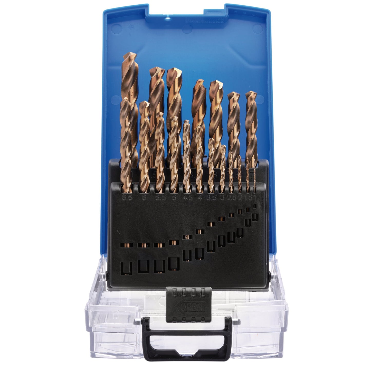 Draper Expert HSSE M35 Cobalt Drill Bit Set 19 pc For Steel Titanium etc 08964