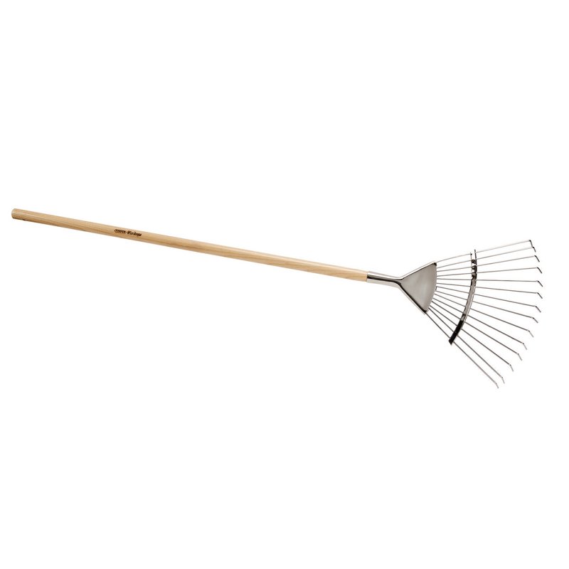 Draper Heritage Junior Stainless Steel Lawn Rake solid ash handle 08975