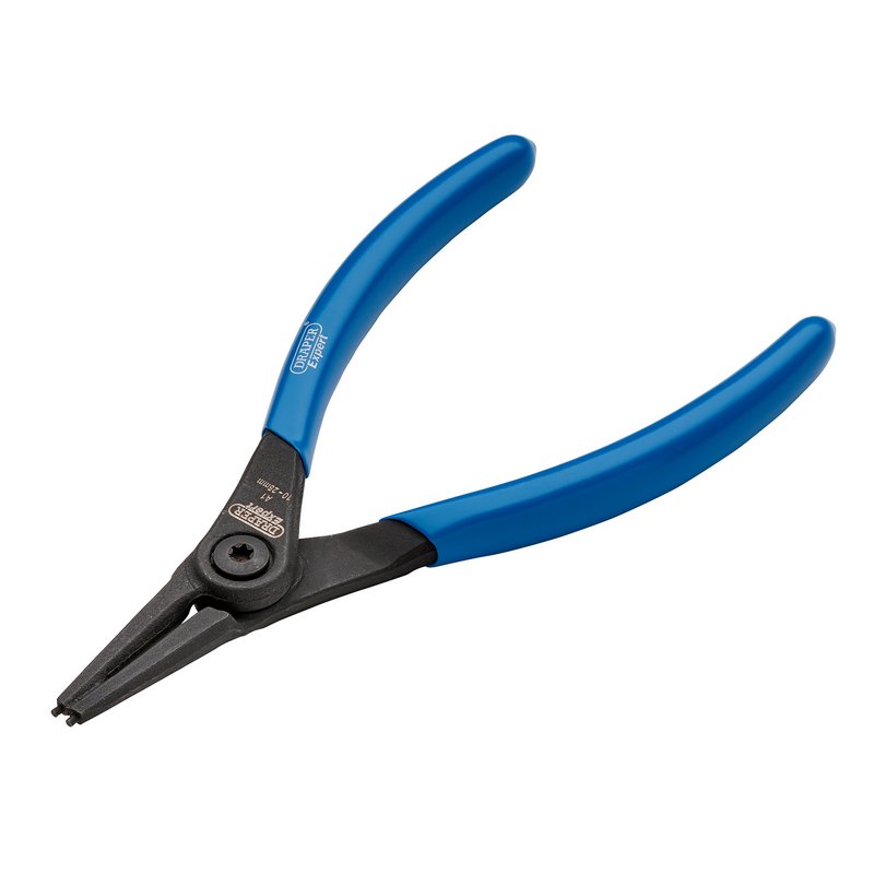 Draper Expert A1 Straight Tip External Circlip Pliers 140mm Cap 10-25mm 09035