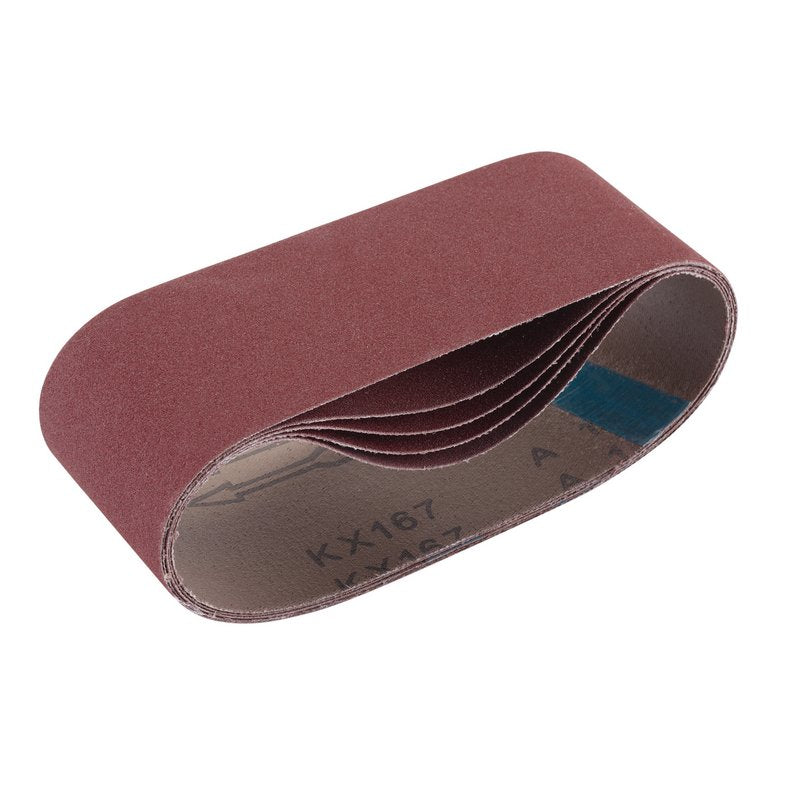 Draper Cloth Sanding Belt 75 x 457mm 180 Grit 5 Pack 09236