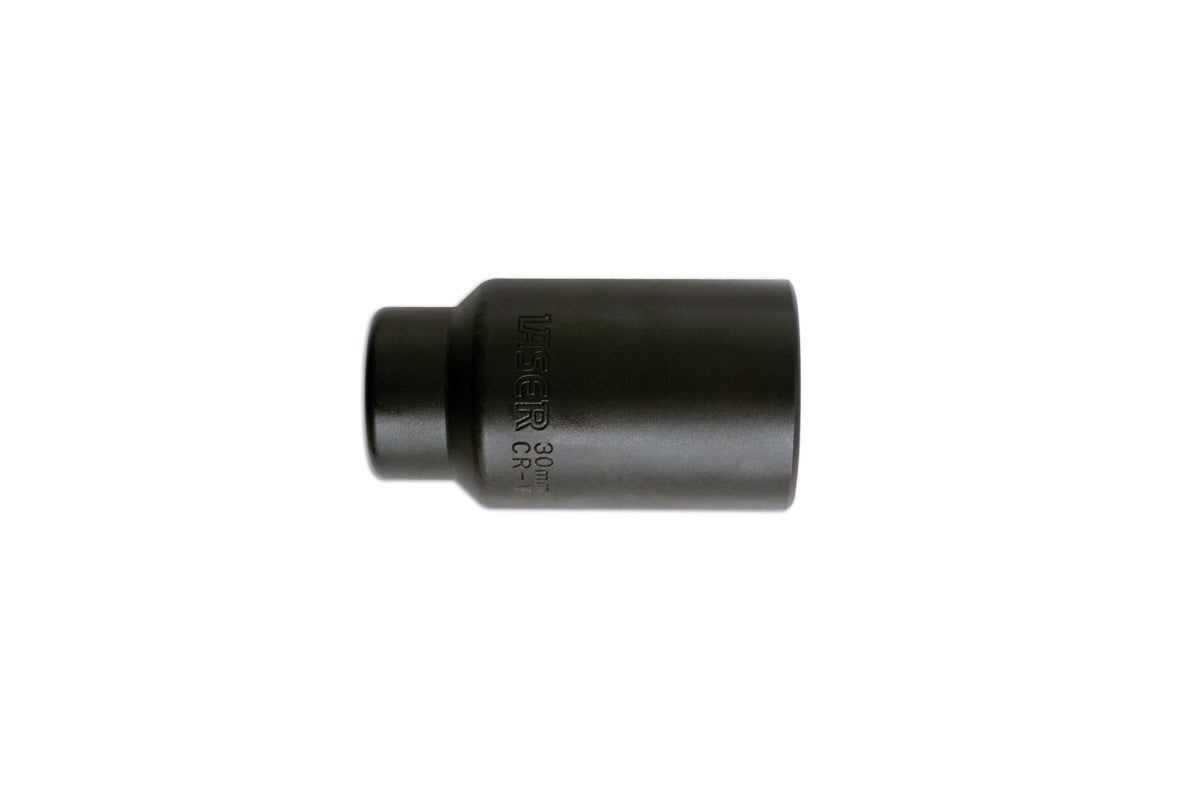 Laser Tools 30mm Deep Impact Socket 1/2"D Black Phosphate Finish 0924