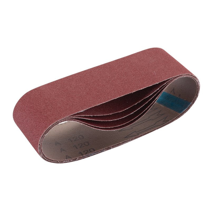 Draper Cloth Sanding Belt 75 x 533mm 120 Grit 5 Pack 09241