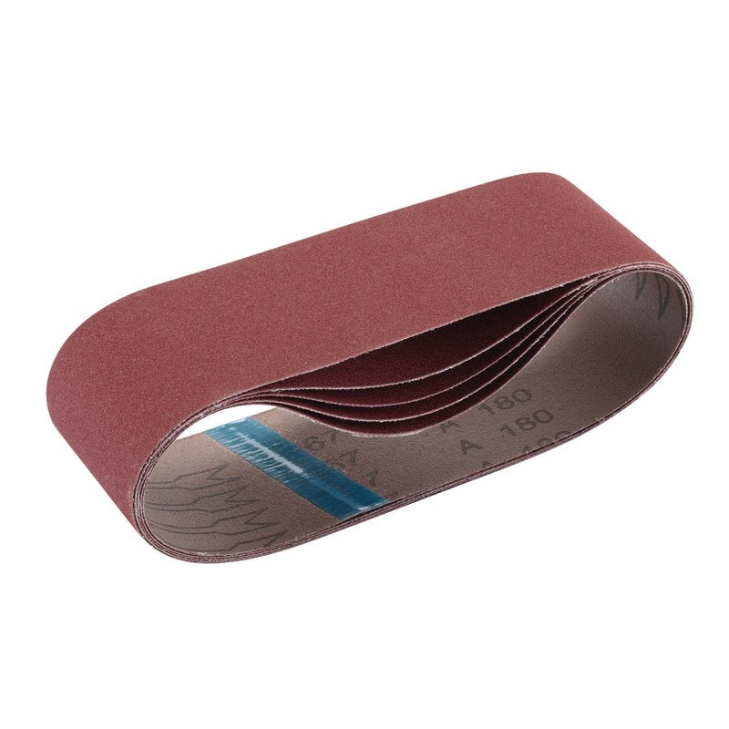 Draper Cloth Sanding Belt 75 x 533mm 180 Grit 5 Pack 09243