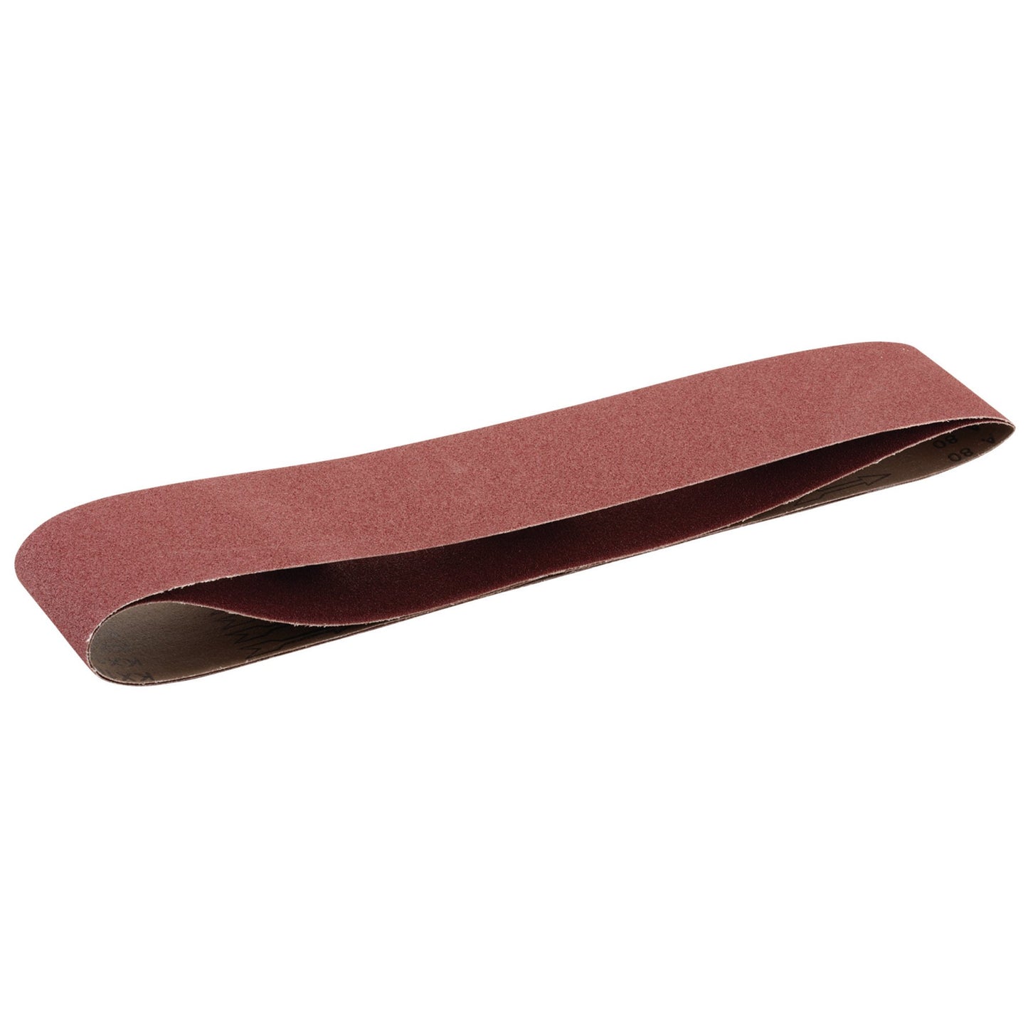 Draper Cloth Sanding Belt 100 x 1220mm 80 Grit Pack of 2 Aluminium Oxide 09275