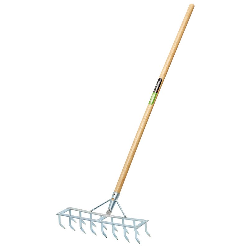 Draper Long Handled Steel Harrow Rake and Scarifier Length 1.4m 09994